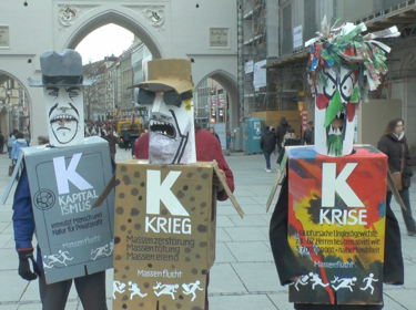 Aschermittwoch Protest zum Bayerischen Hof