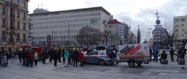 Aschermittwoch Protest zum Bayerischen Hof