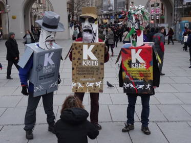 Aschermittwoch Protest zum Bayerischen Hof