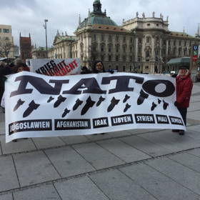 Aschermittwoch Protest zum Bayerischen Hof