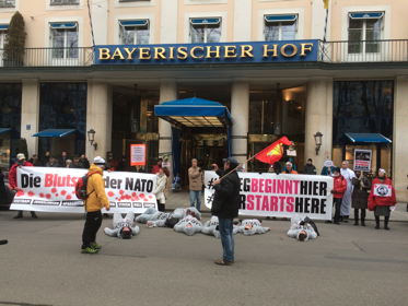 Aschermittwoch Protest zum Bayerischen Hof