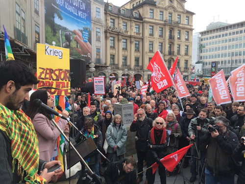 Siko Protest 13.2.2016 - Auftakt Stachus