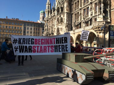 Vorab Protest zum Bayerischen Hof