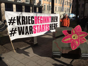 Vorab Protest zum Bayerischen Hof